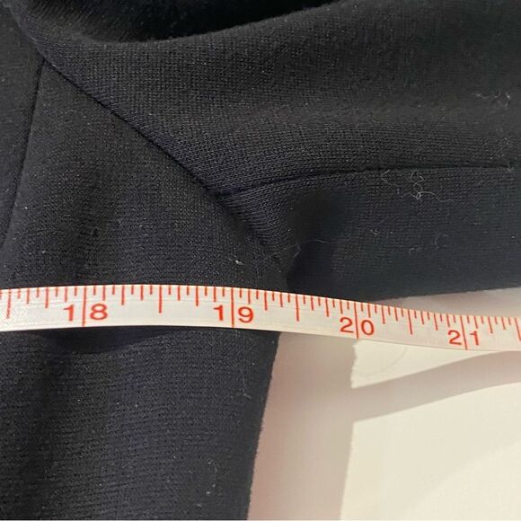 Banana Repuiblic Band-Collar Blazer Button Front Black Preppy Women's - Picture 12 of 14